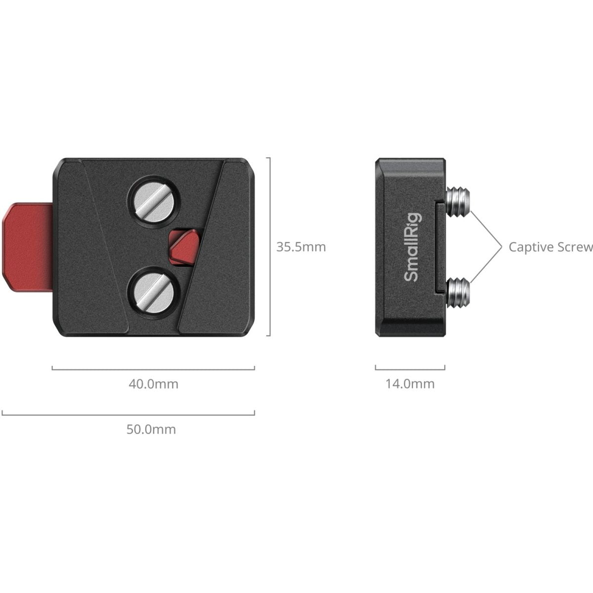 SmallRig 021 Quick Release V-Lock Mount Plate Ki - image 3 of 5