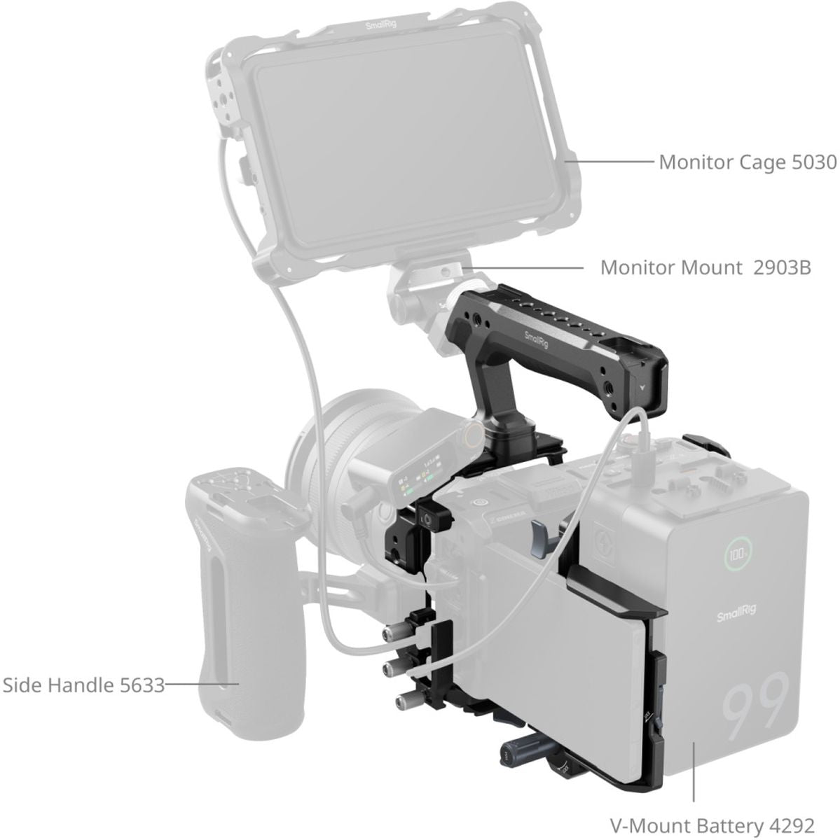 SmallRig 6113 Hawklock Quick Release Cage Kit For Nikon ZR