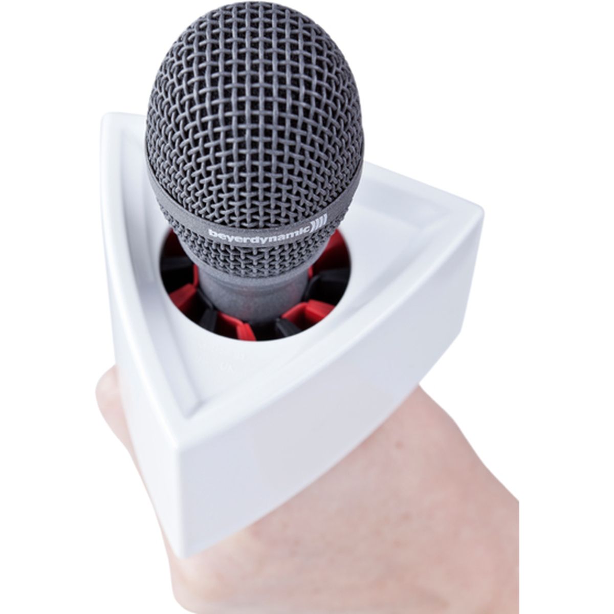 Rycote Single Triangular White Mic Flag