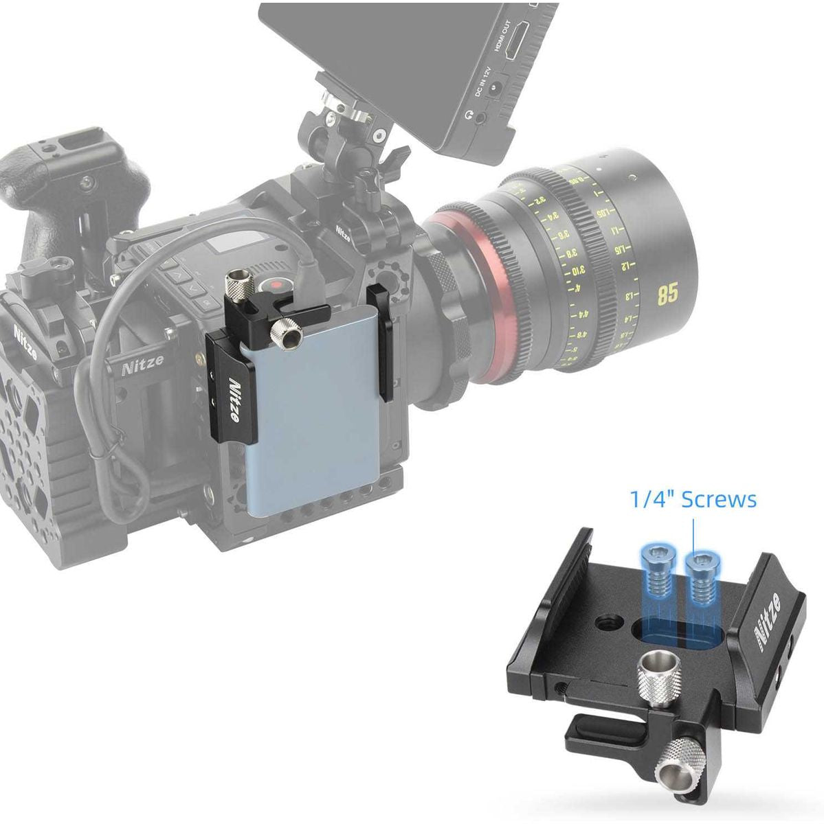 Nitze SSD Holder w/ Cable Clamp Universal (N42C) - image 5 of 5