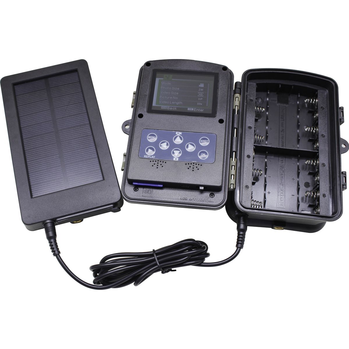 Camouflage Trailcamera Solar Panel