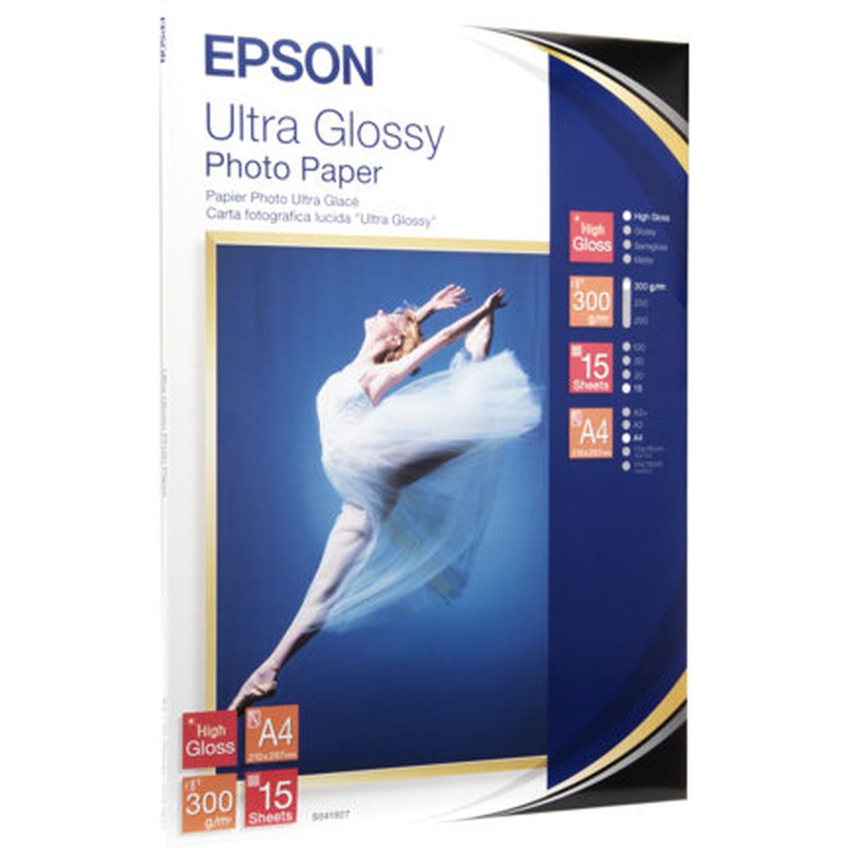 Epson S041927 Ultra Glossy Photo Paper Inkj 300G/M2 A4 15V