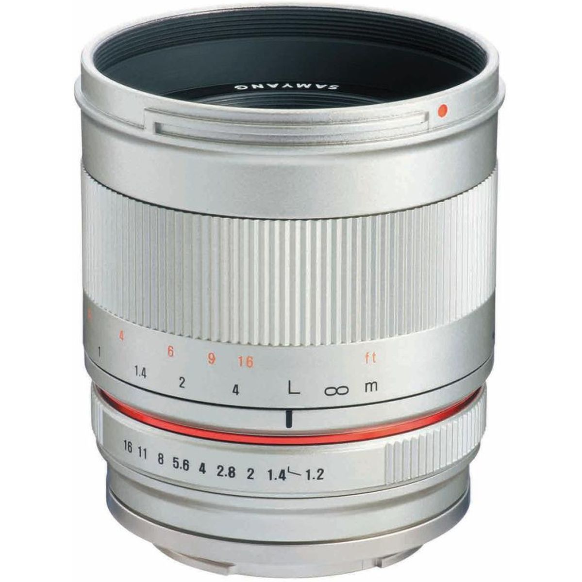 Samyang 50mm f/1.2 AS UMC CS Fuji X Silver