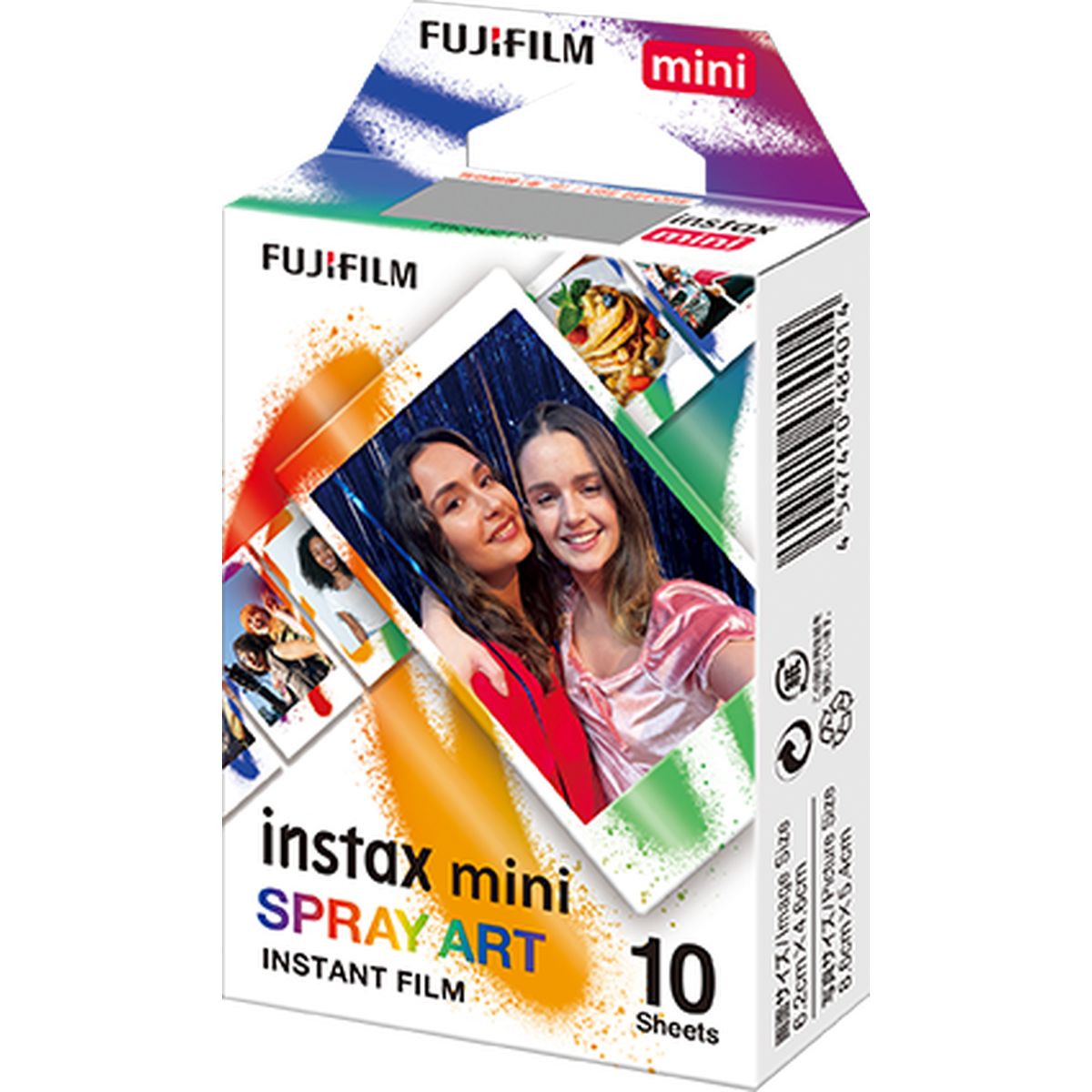 Fuji Instax Mini Film Spray Art 1x10