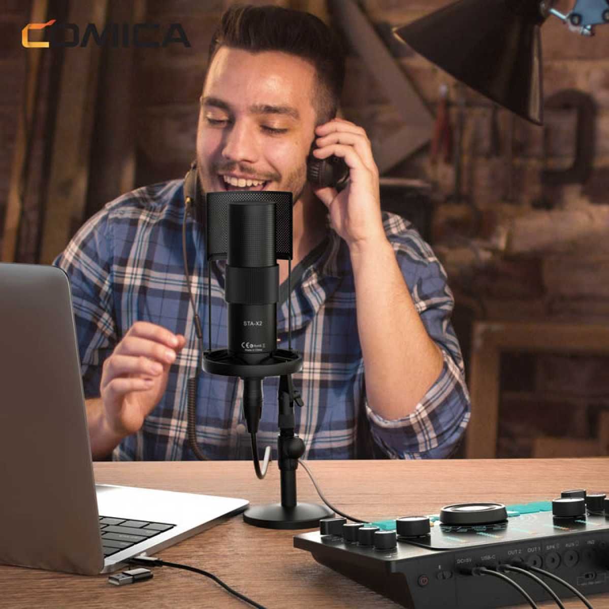 Comica Cardioid Condenser XLR Microphone (STA-X2D) - image 2 of 5