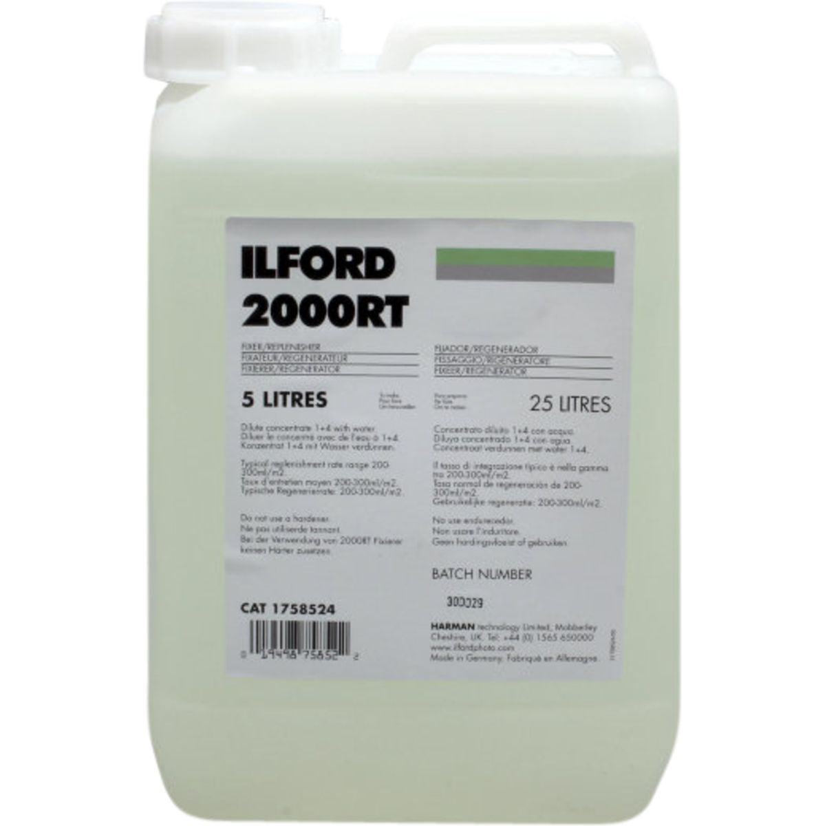 Ilford 2000RT FIX/REP 5lt