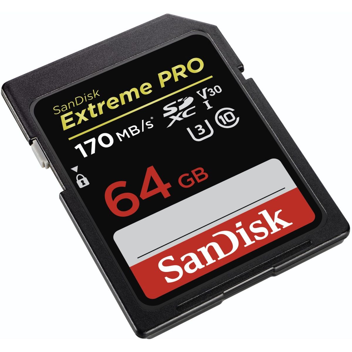 SanDisk SDXC Extreme Pro 64GB 170MB/s V30 U3 UHS-I