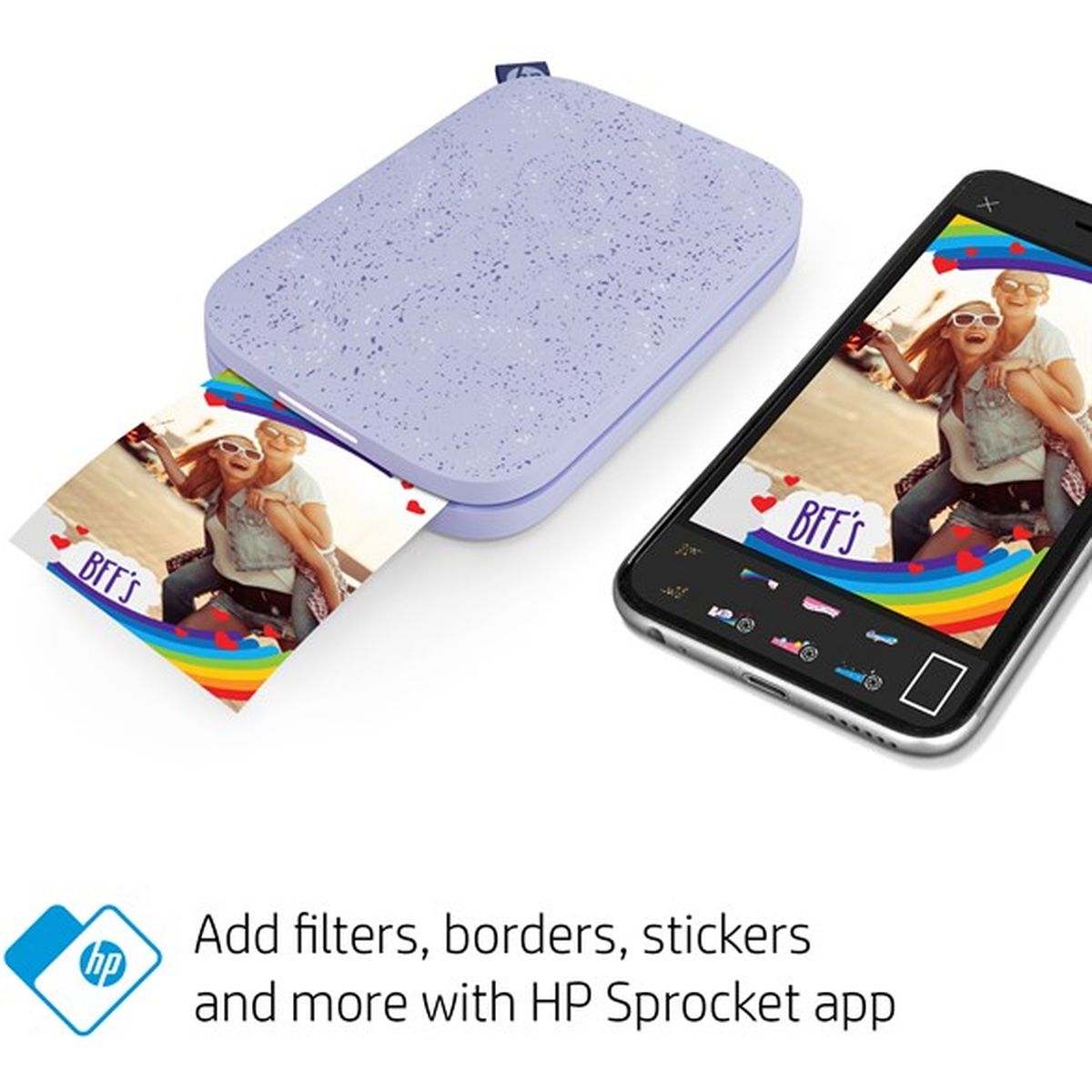 HP Sprocket Purple