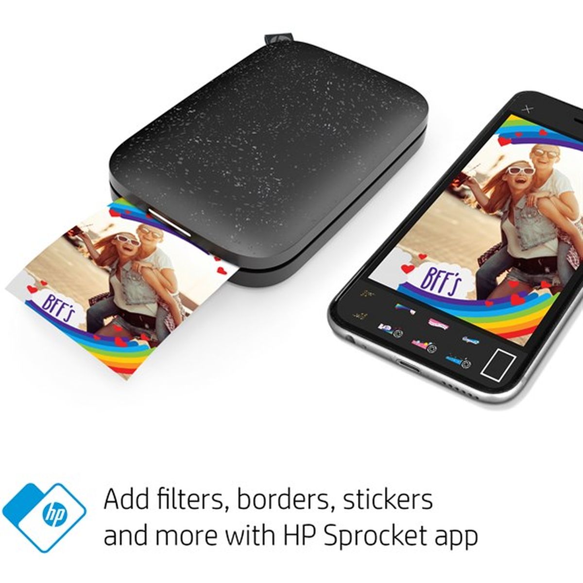 HP Sprocket Black Noir