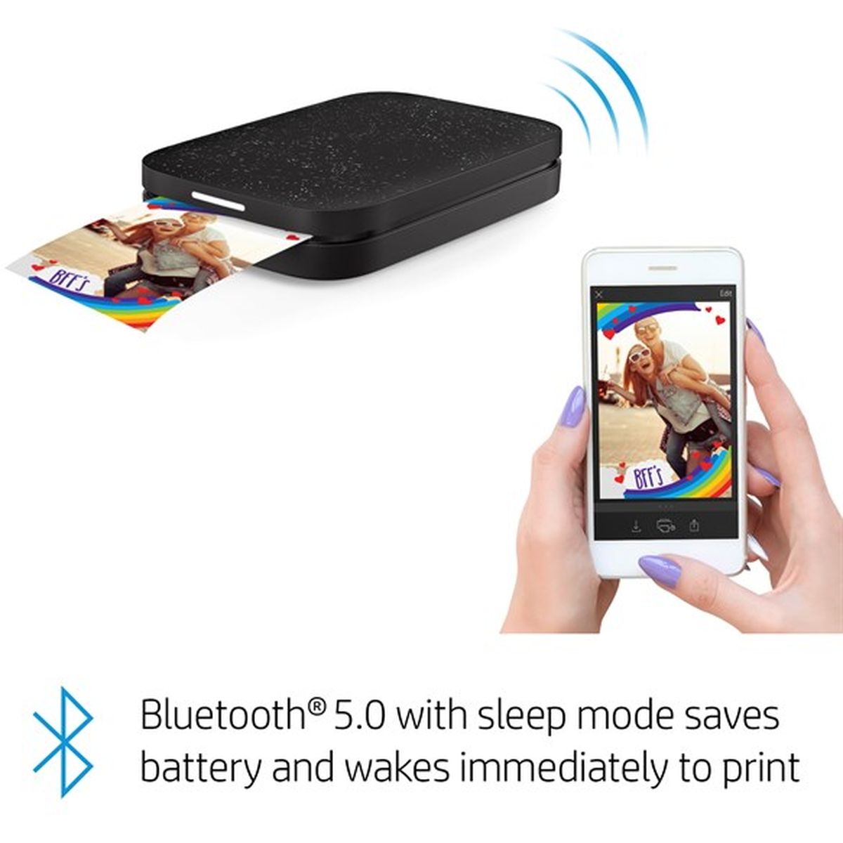 HP Sprocket Black Noir