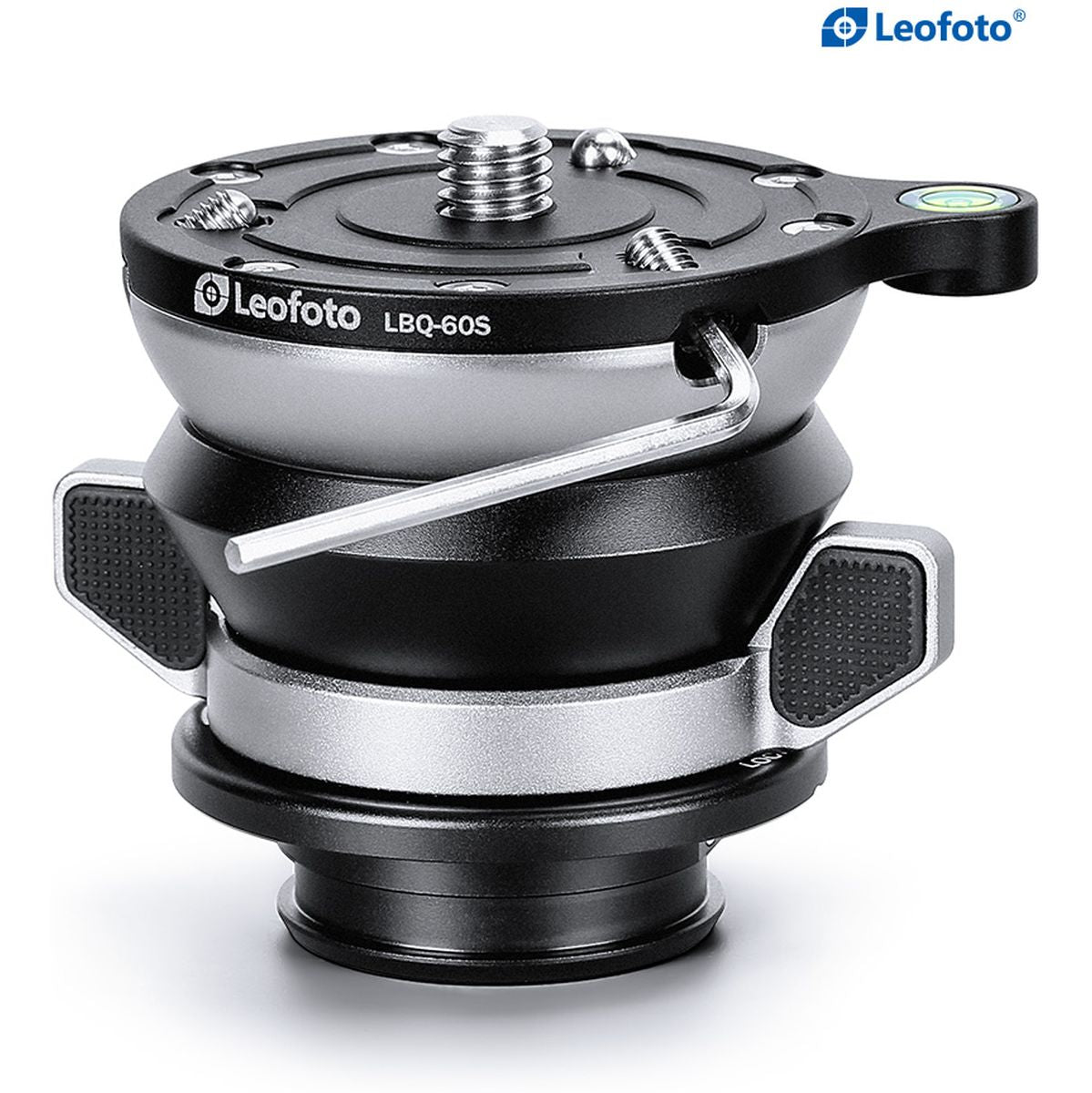 Leofoto LBQ-60S Silver Leveling Base - image 3 of 4