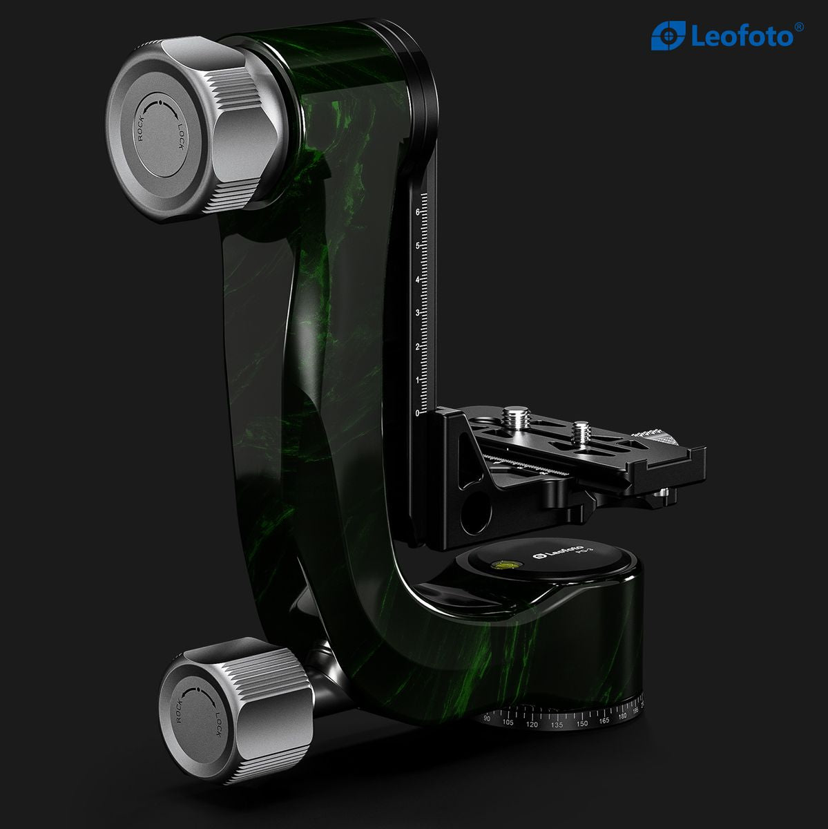Leofoto PG-3 (Green) Gimbal Head - image 3 of 5