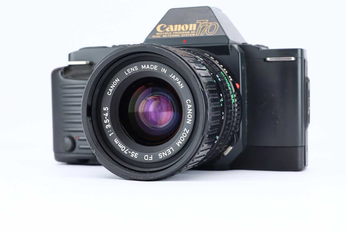 Canon T70 whit lens canon FD 35-70mm 3.5-4.5