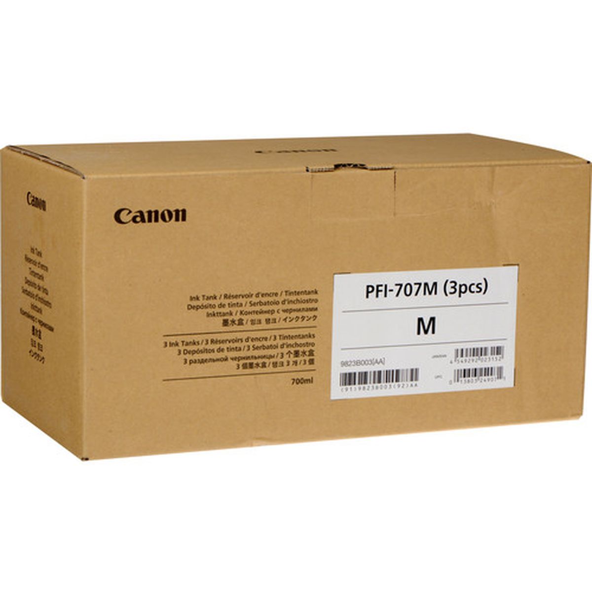 Canon 3X PFI-707M Ink Magenta