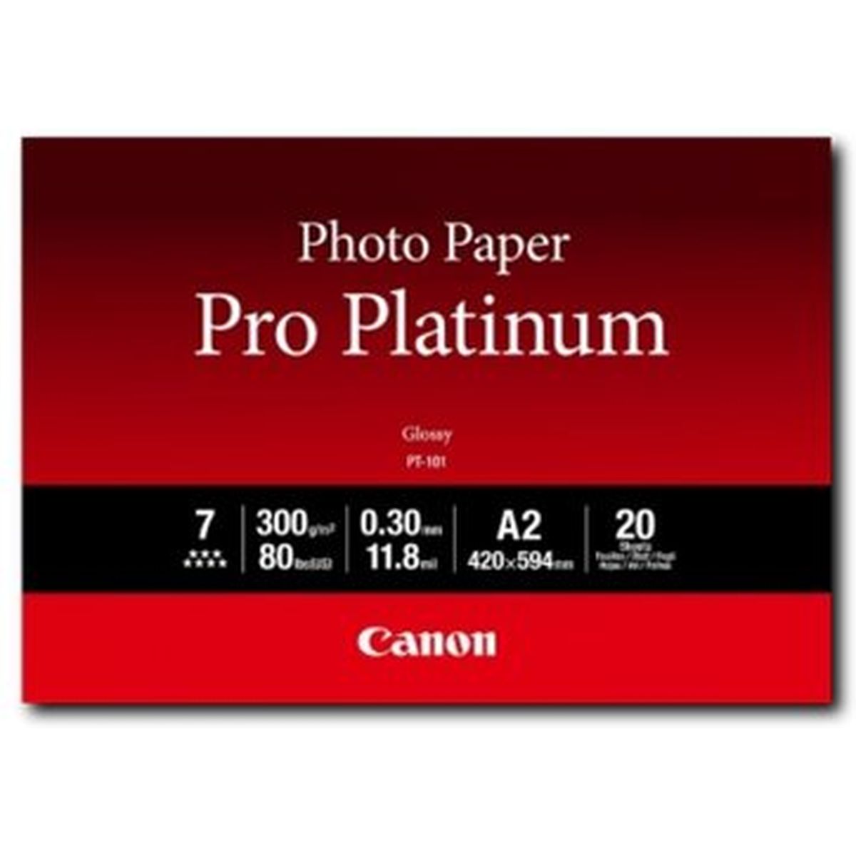 Canon PT-101 A2 Photo Paper Platinum 20 Sheets 2768B067