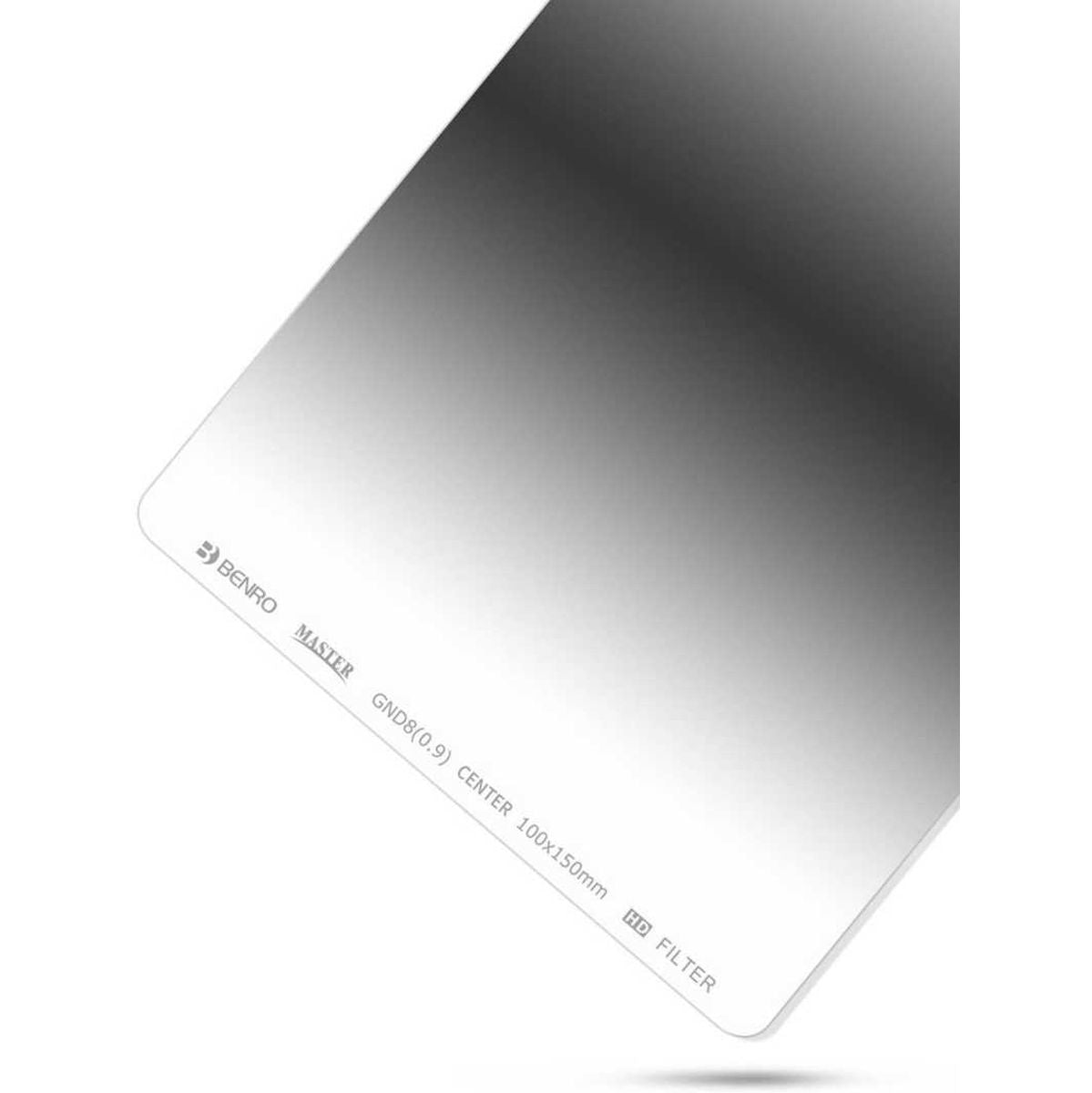 Benro Master Glass Filter 100x150mm Center-Edged GND8 (0.9)