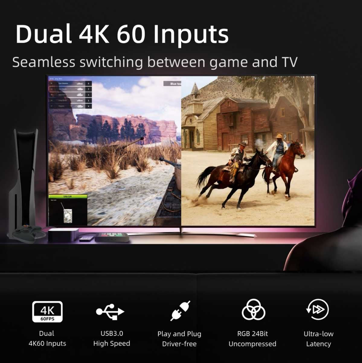 Osee Capture Card M2 - Dual 4K-HDMI USB 3.0 (GS-M2)