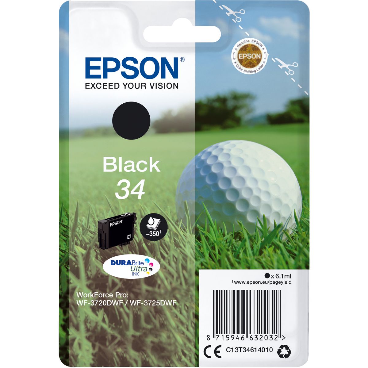 Epson Black 34 - DuraBrite Ultra Ink