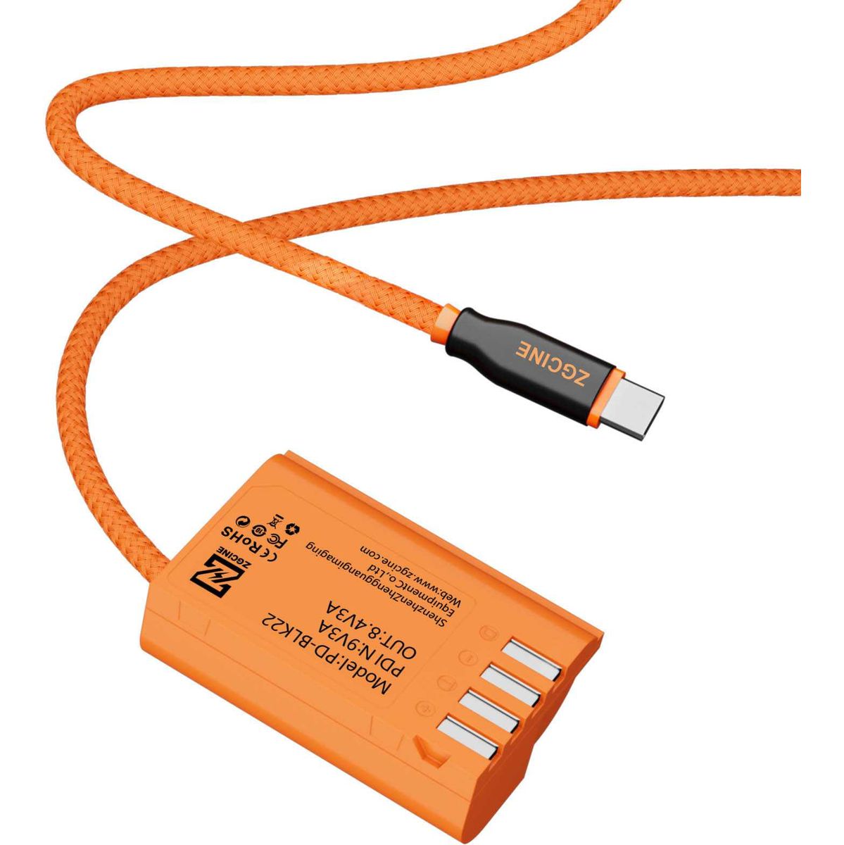 ZGCINE USB-C To BLK22 Dummy Battery Cable (PD-BLK22) - image 3 of 5