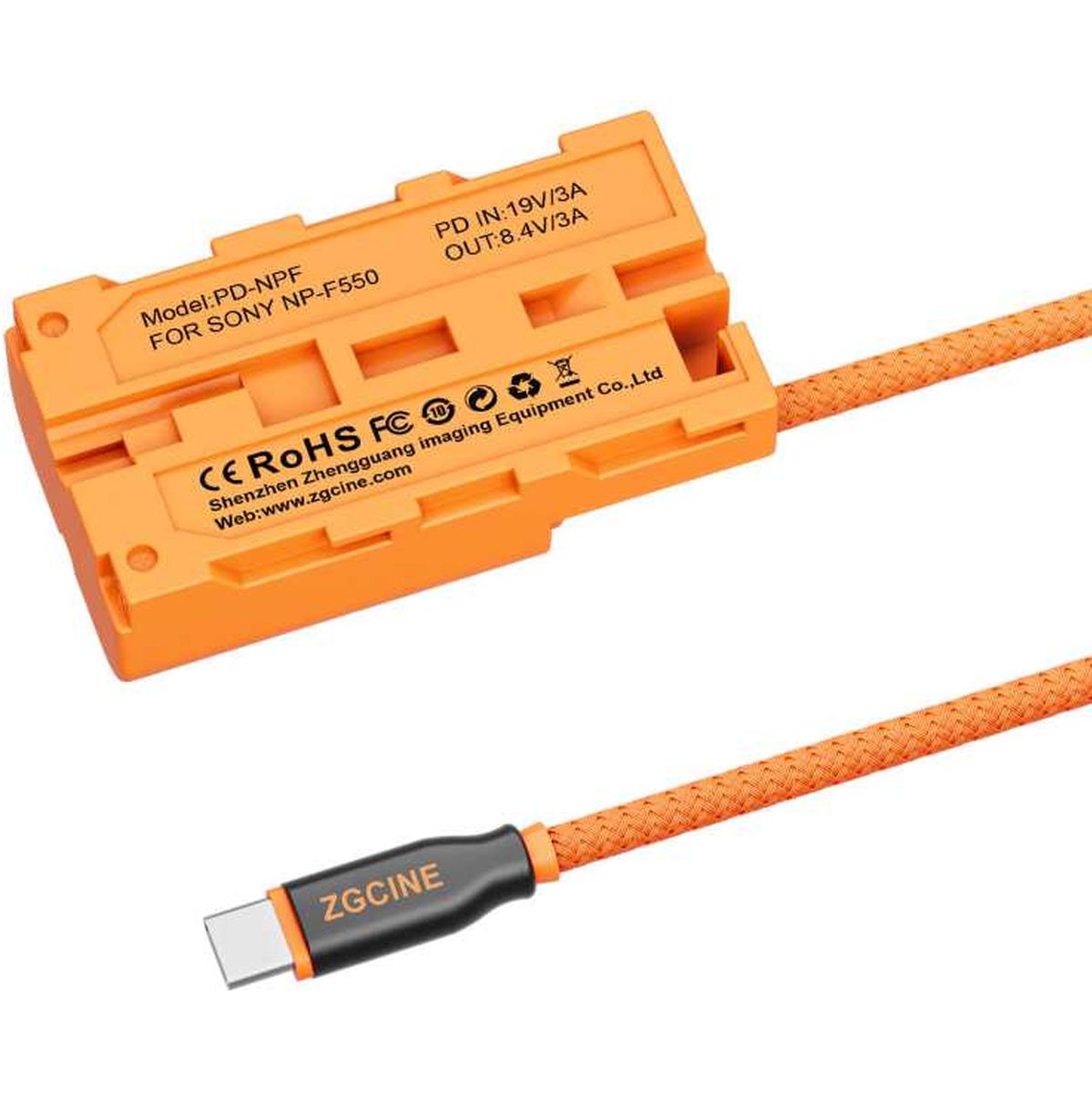 ZGCINE USB-C To NPF Dummy Battery Cable (PD-NPF) - image 2 of 4