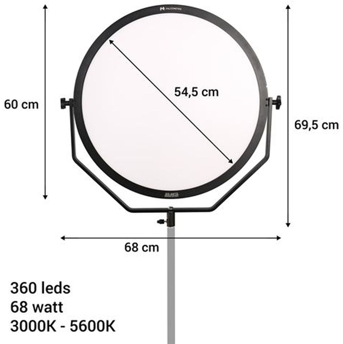 Falcon Eyes Bi-Colour LED Lamp Sophiez SO-68TD On 230V - image 2 of 5