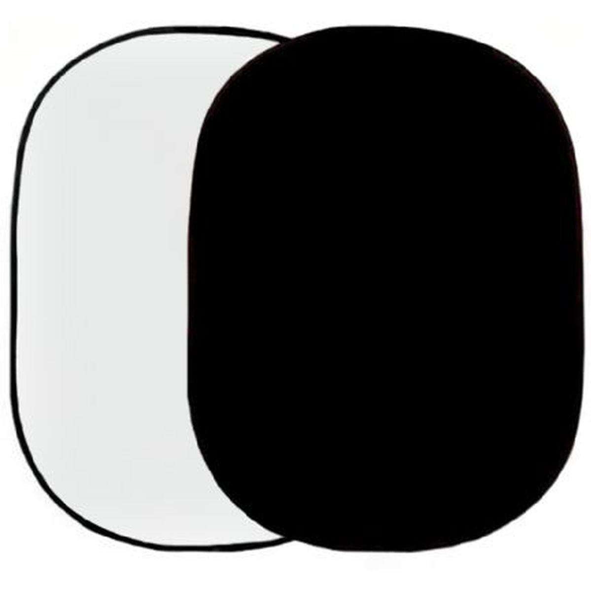 Falcon Eyes Background Board R-1482PU White/Black 148x200cm