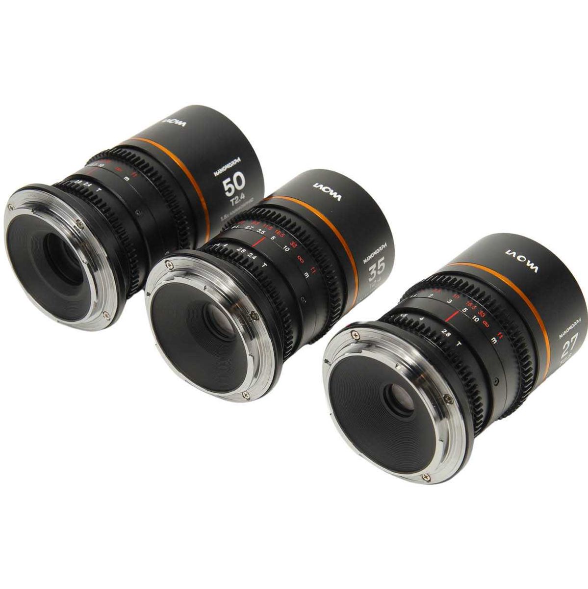 Laowa NANOMORPH S35 Bundle (27.35.50mm) (Amber) (Cine) Canon RF
