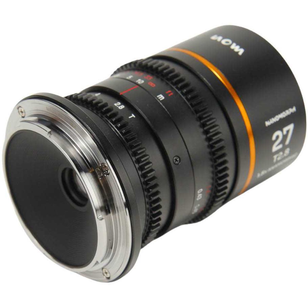 Laowa Nanomorph 27mm T2.8 1.5X S35 (Amber) (Cine) L-Mount