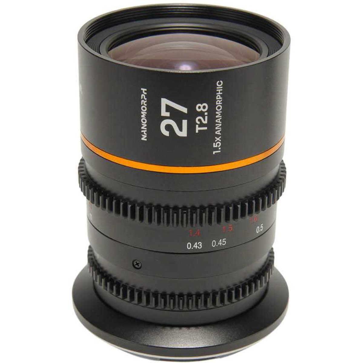 Laowa Nanomorph 27mm T2.8 1.5X S35 (Amber) (Cine) L-Mount