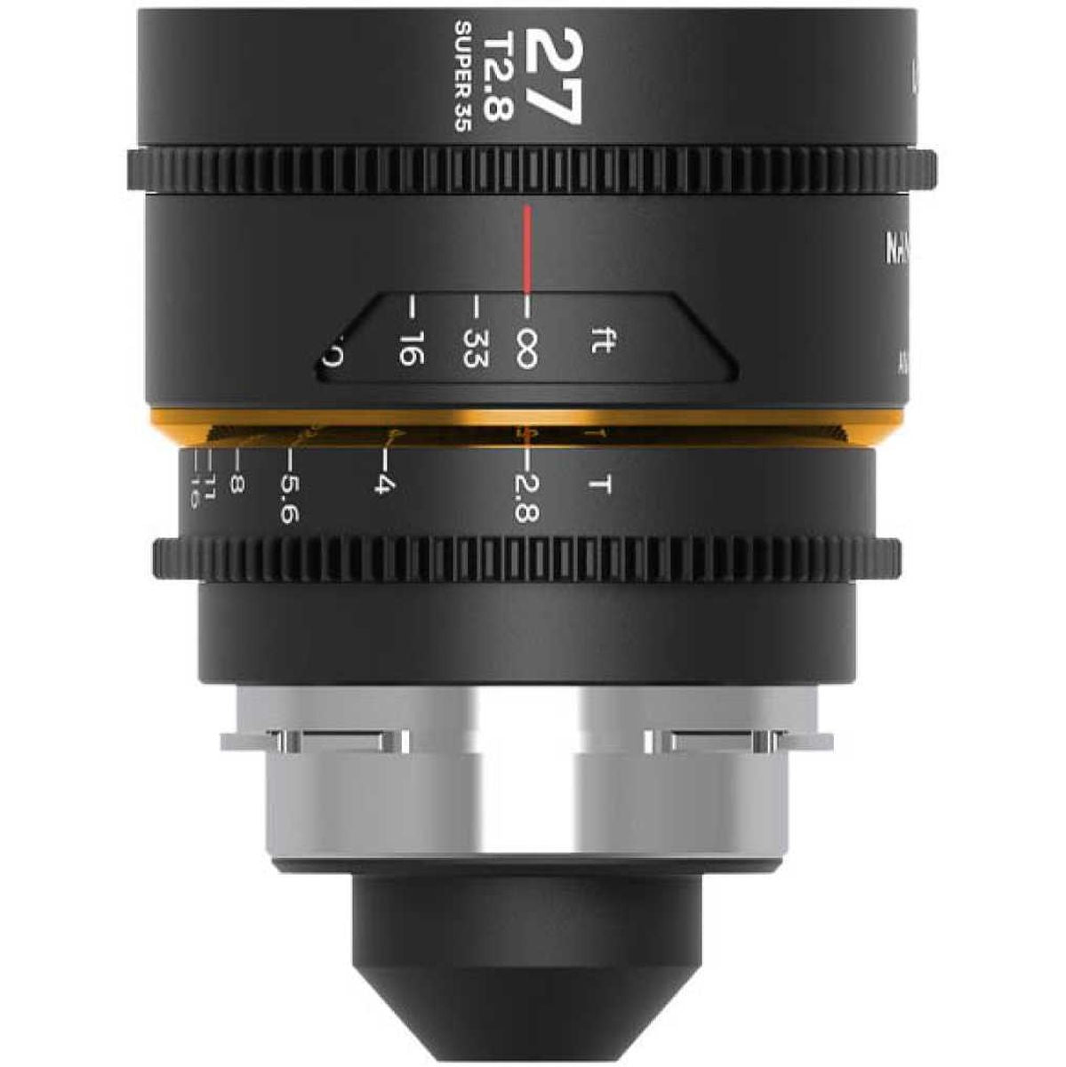 Laowa Nanomorph 27mm T2.8 1.5X S35 (Amber) (Cine) ARRI Pl+ef