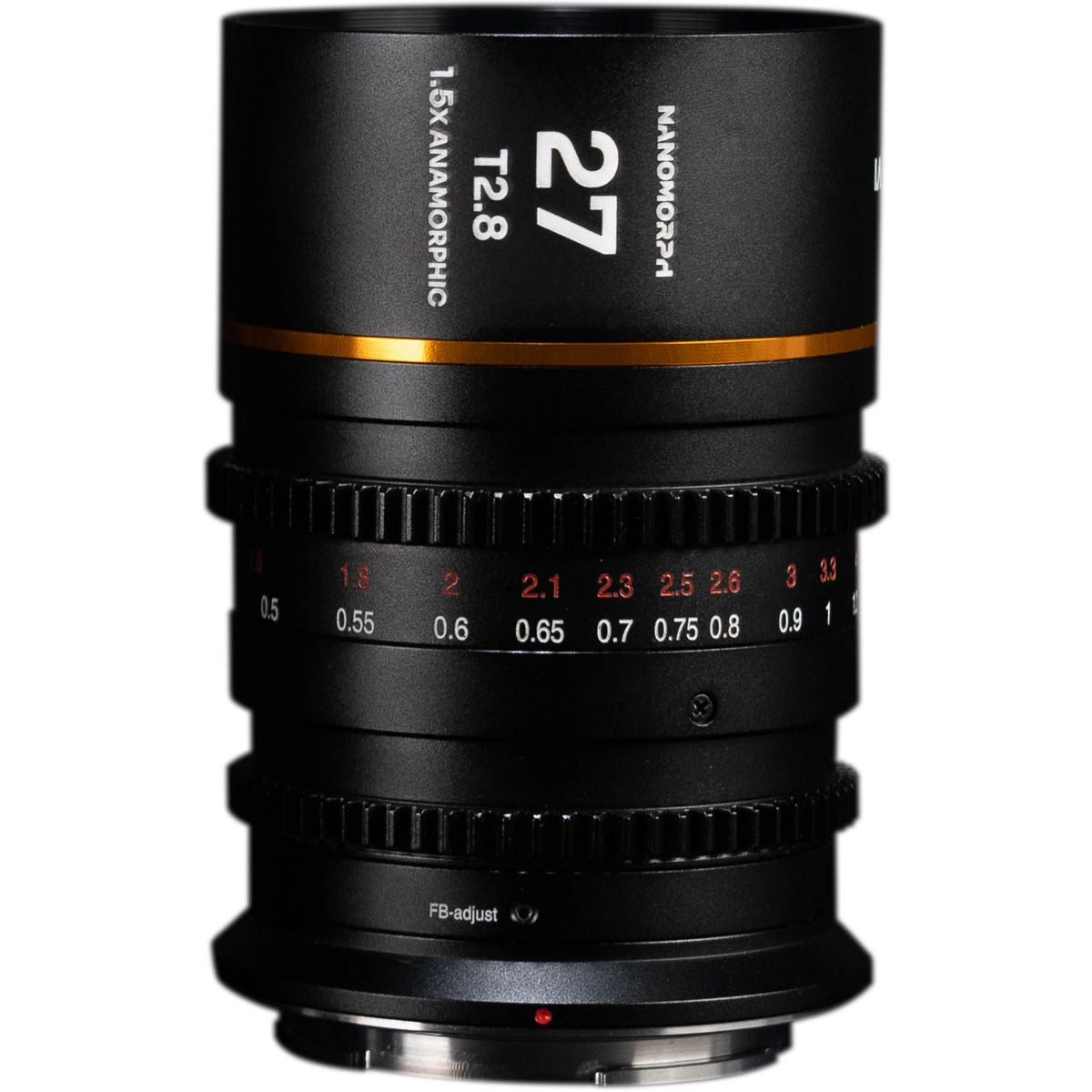 Laowa Nanomorph 27mm T2.8 1.5X S35 (Amber) (Cine) Sony E