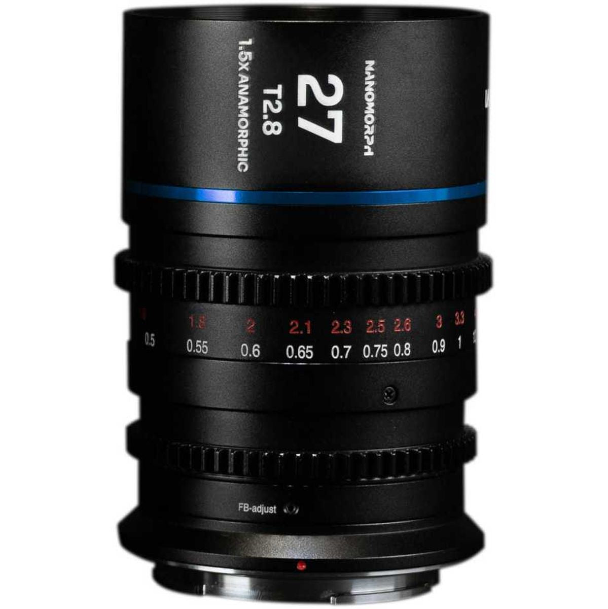 Laowa Nanomorph 27mm T2.8 1.5X S35 (Blue) (Cine) Sony E