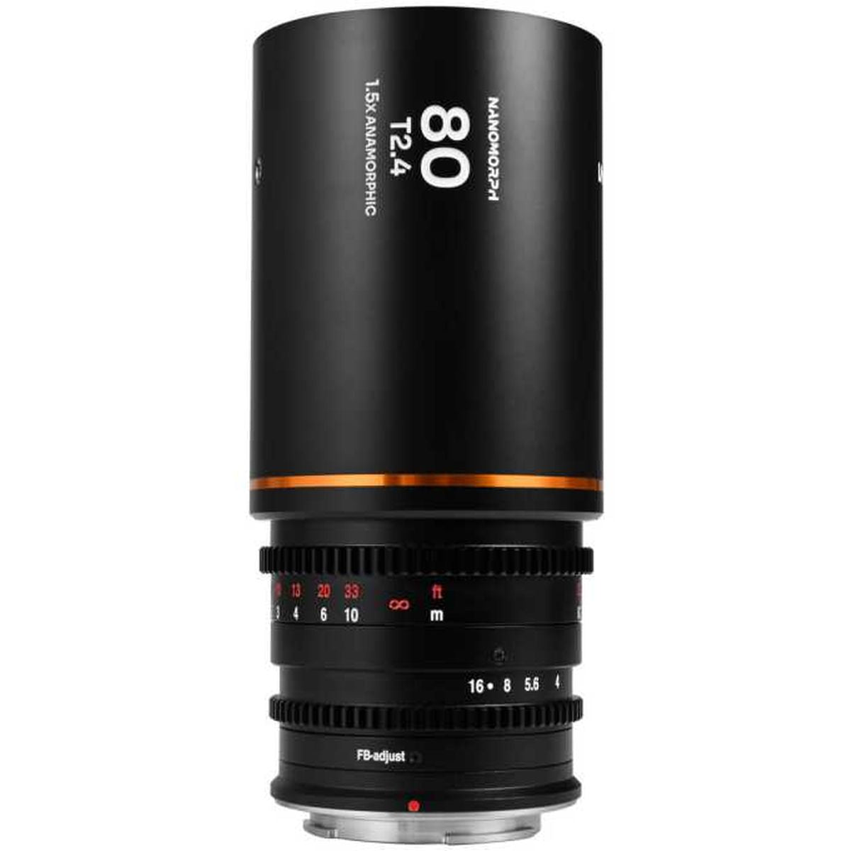 Laowa Nanomorph 80mm T2.4 1.5X S35 (Amber) MFT (Lao-80-MFT-A
