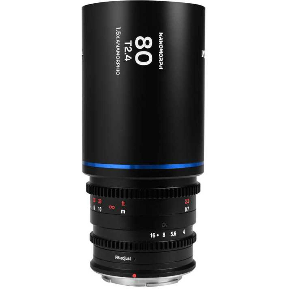 Laowa Nanomorph 80mm T2.4 1.5X S35 (Blue) L Mount (Lao-80-LL