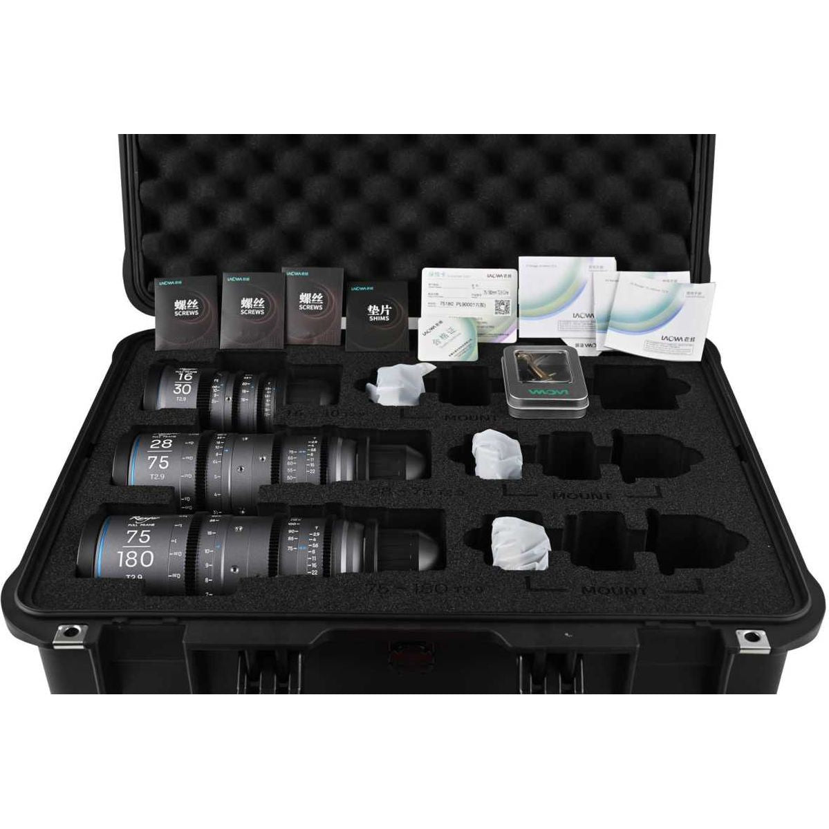 Laowa Ranger Lite (16-30/28-75/75-180) 3-LENS Bundle - ARRI PL/ EF