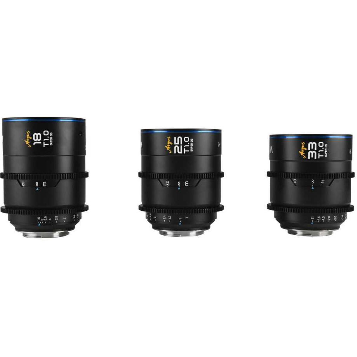 Laowa Argus S35 Cine 3-LENS Bundle (18MM.25MM.33MM) Fuji X (