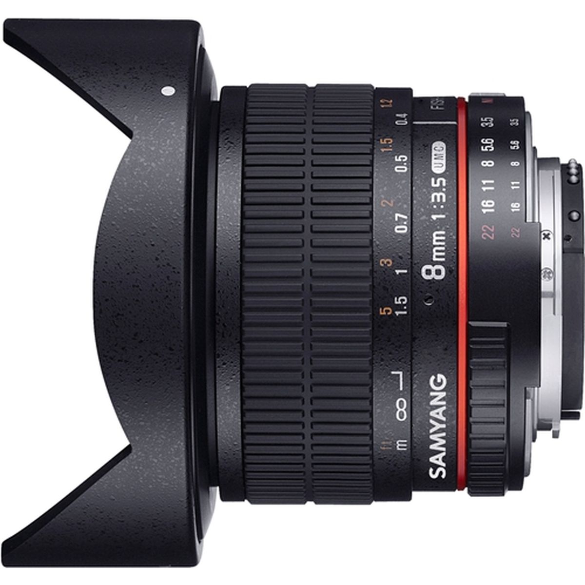 Samyang 8mm Fisheye f/3.5 MC Canon CS-II