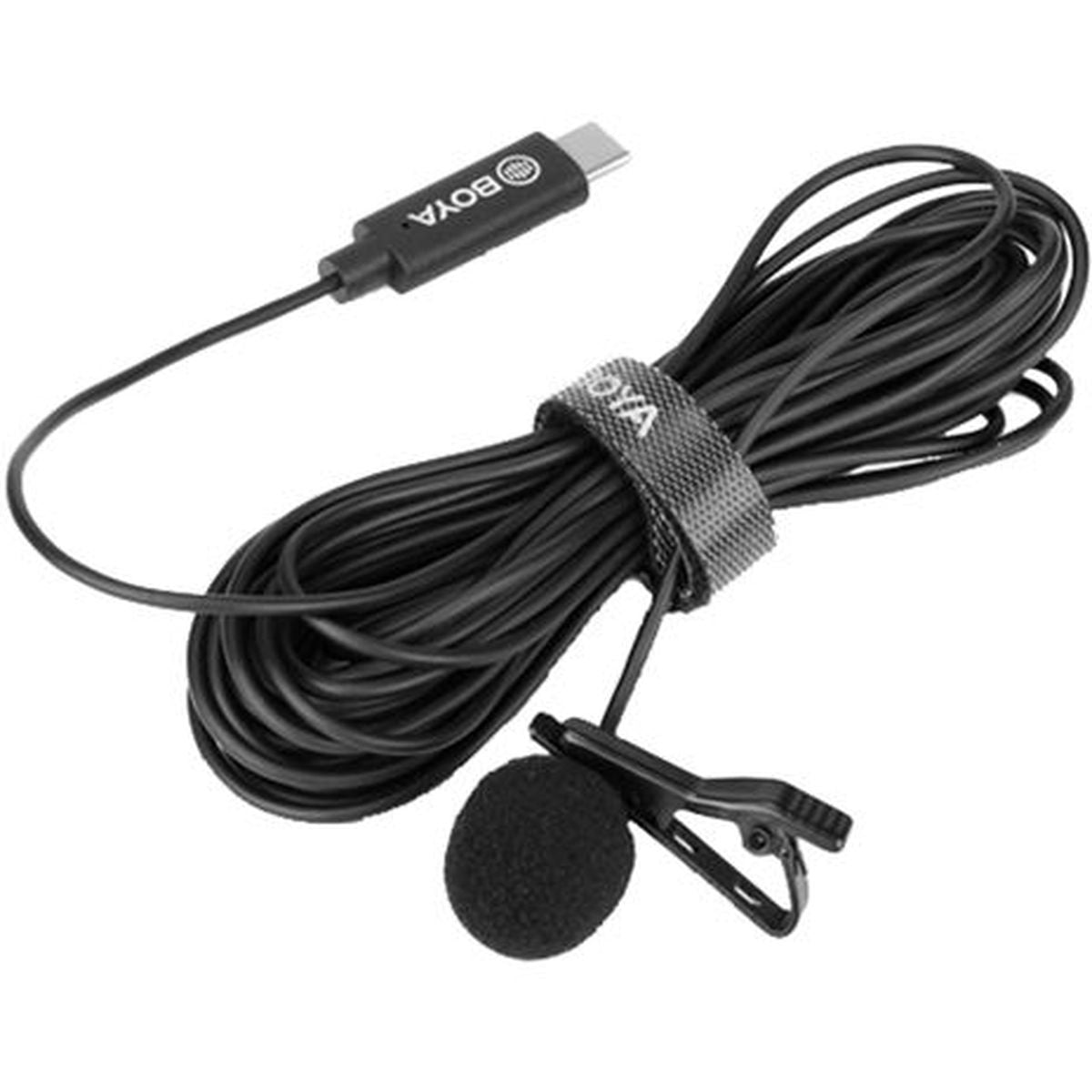 Boya Clip-On Lavalier Microphone BY-M3 For USB-C