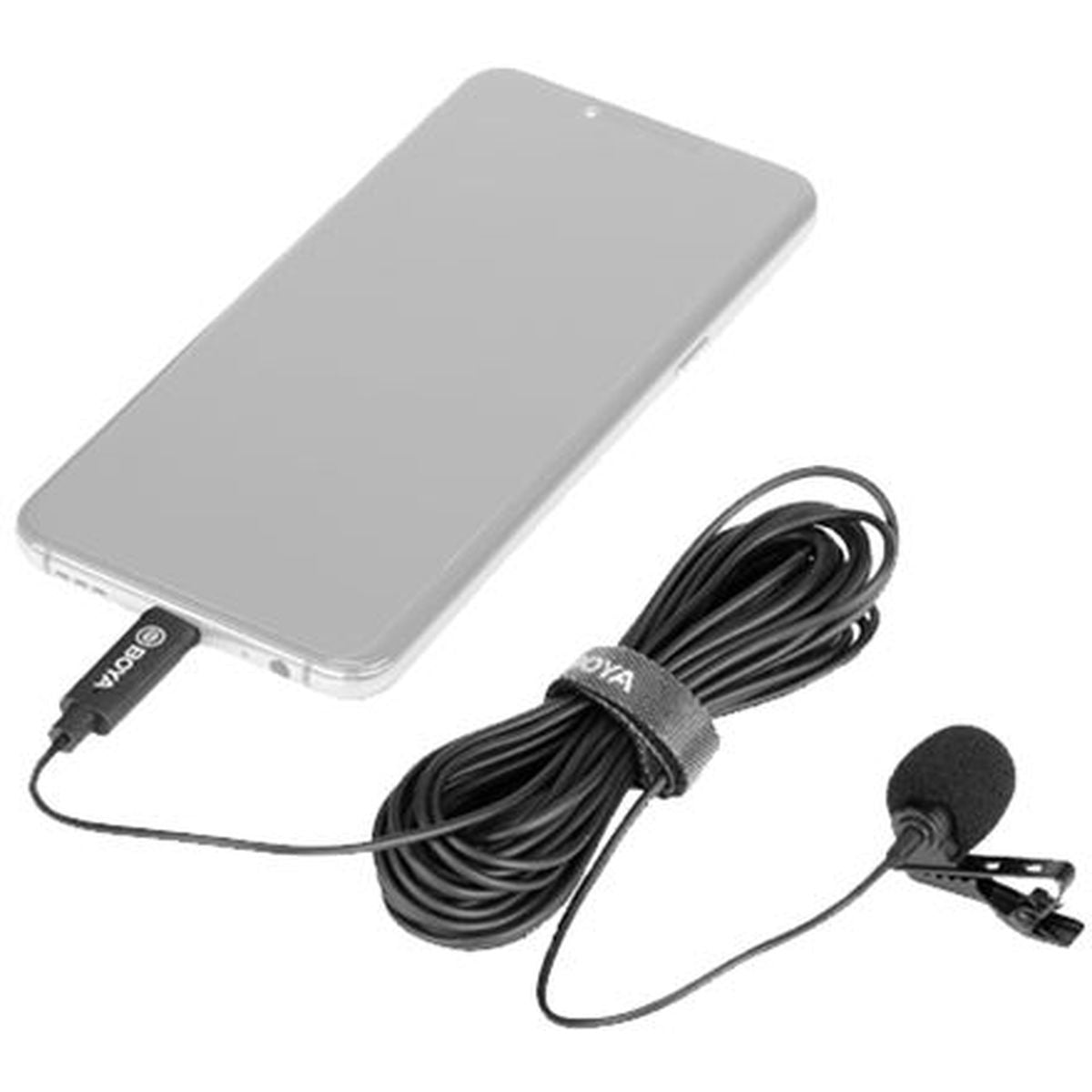 Boya Clip-On Lavalier Microphone BY-M3 For USB-C
