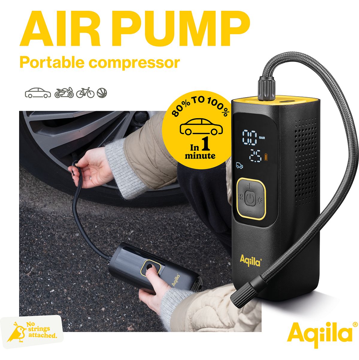Aqiila Airbird C7 Compressor + PowerBank - image 3 of 5
