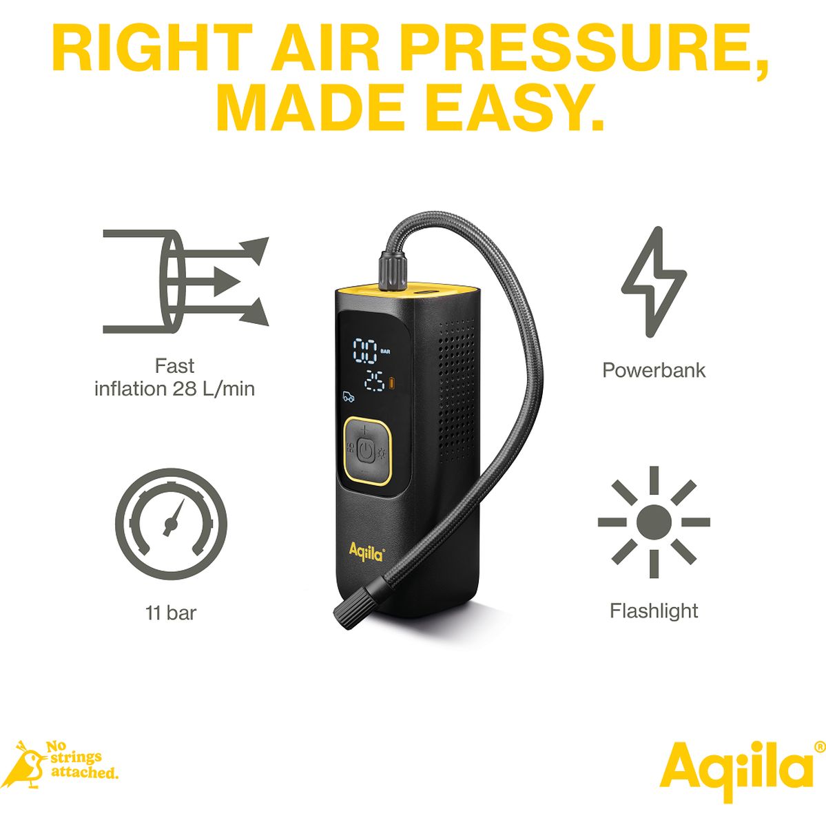 Aqiila Airbird C7 Compressor + PowerBank - image 4 of 5