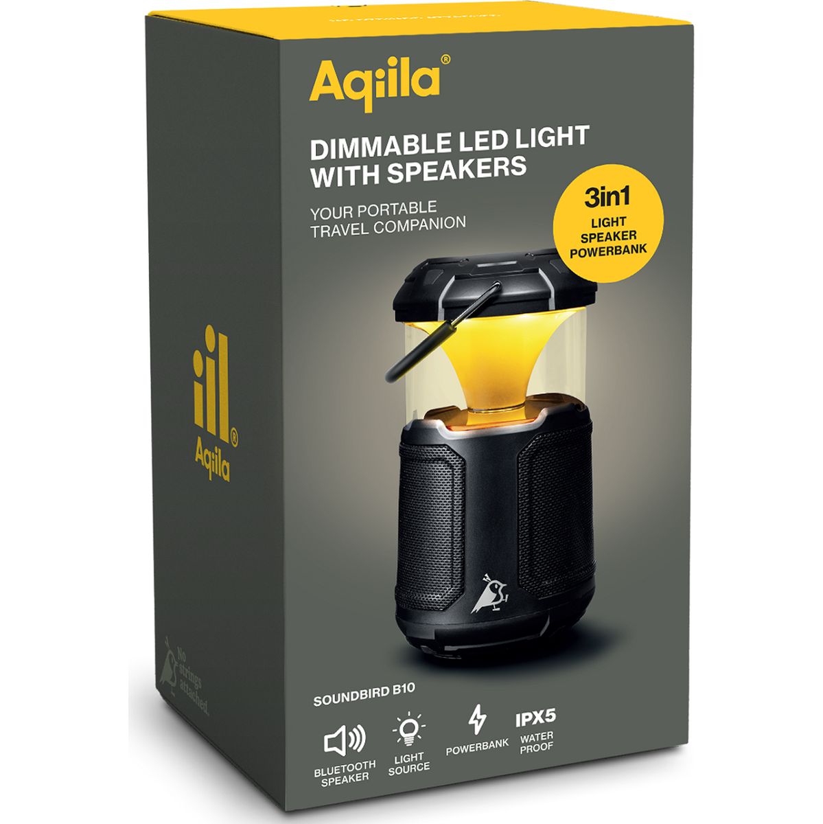 Aqiila SoundBird B10 Lantern Speaker PowerBank - image 2 of 5