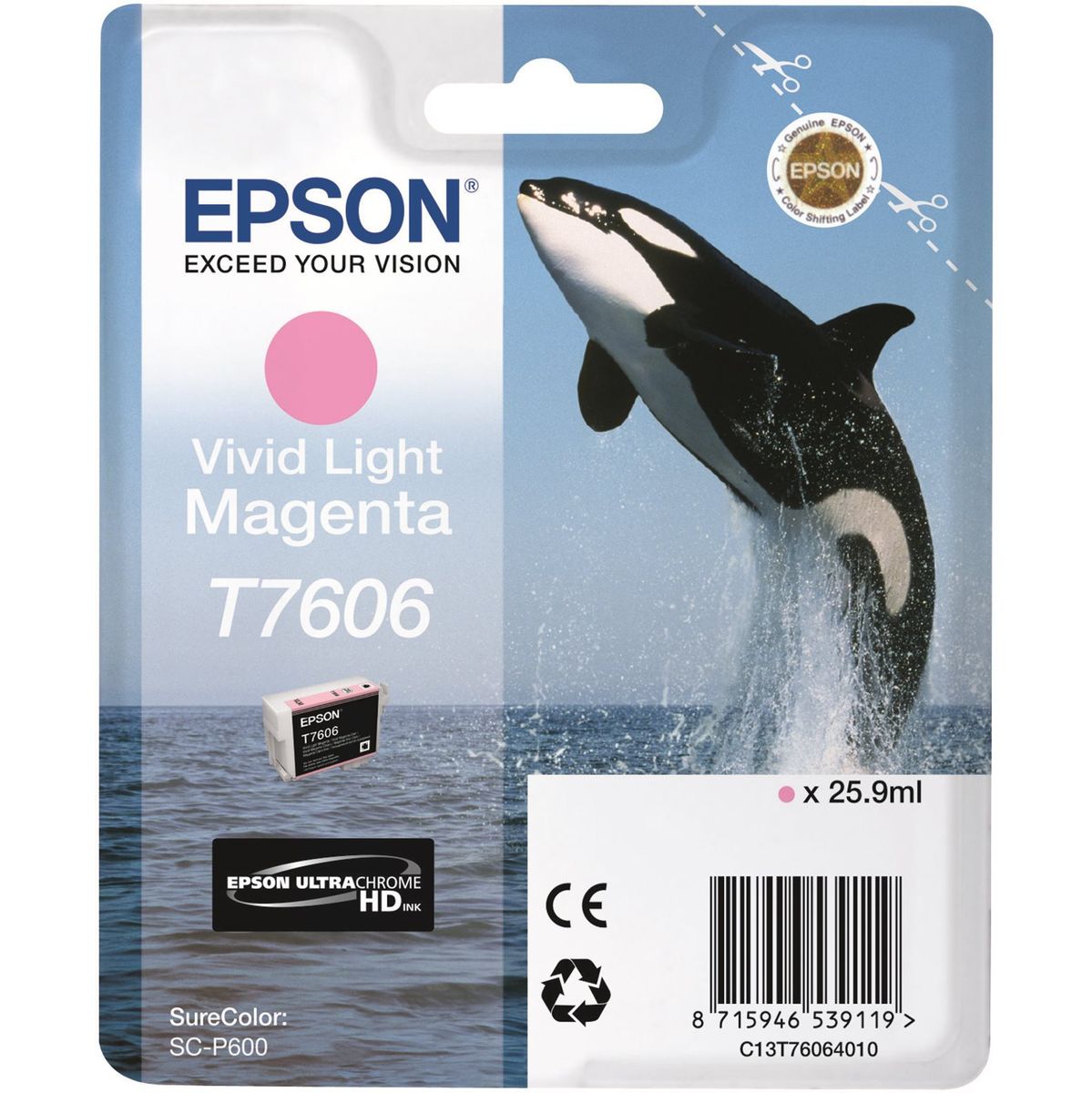 Epson T7606 Ink Cartridge High Capacity - image 2 of 2