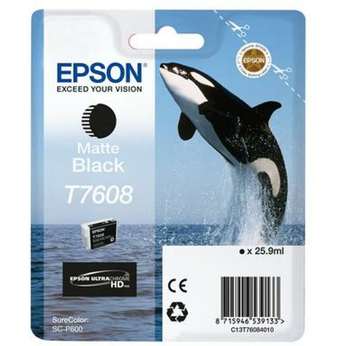 Epson T7608 Ink Cartridge Matte Black