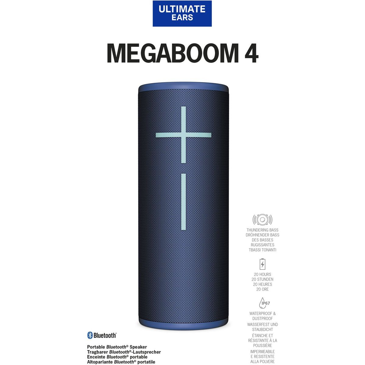 Logitech Ultimate Ears Megaboom 4 Blue - image 3 of 4