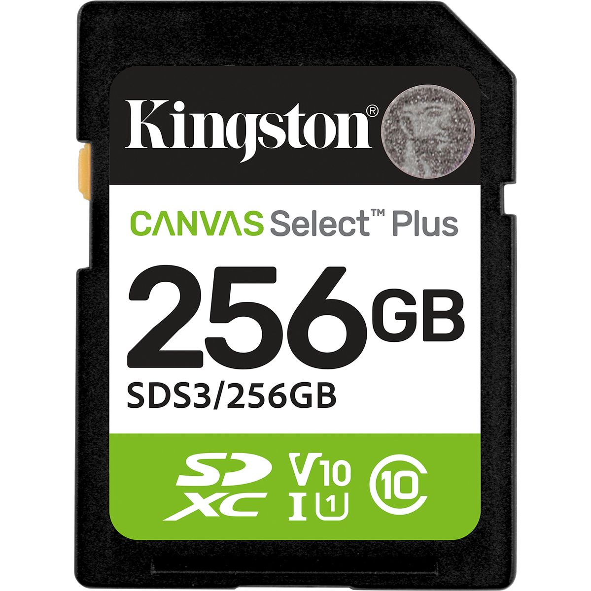 Kingston 256GB SDXC Canvas Select Plus