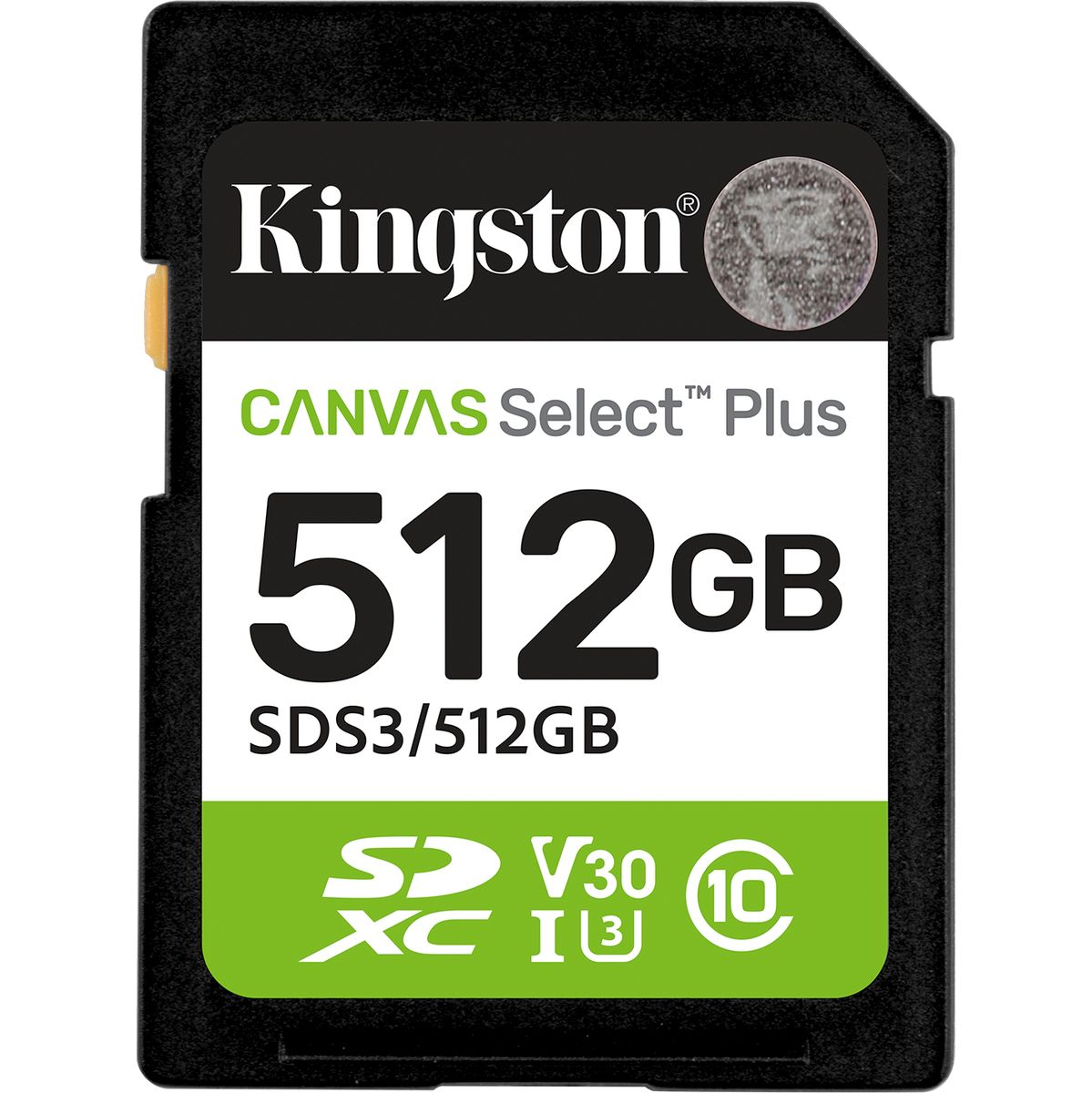 Kingston 512GB SDXC Canvas Select Plus