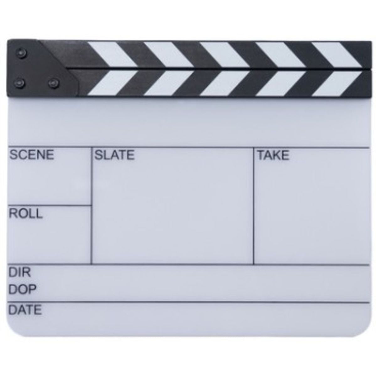 Filmsticks Entry Level Medium 11” All-Weather ClapperBoard - USA Version