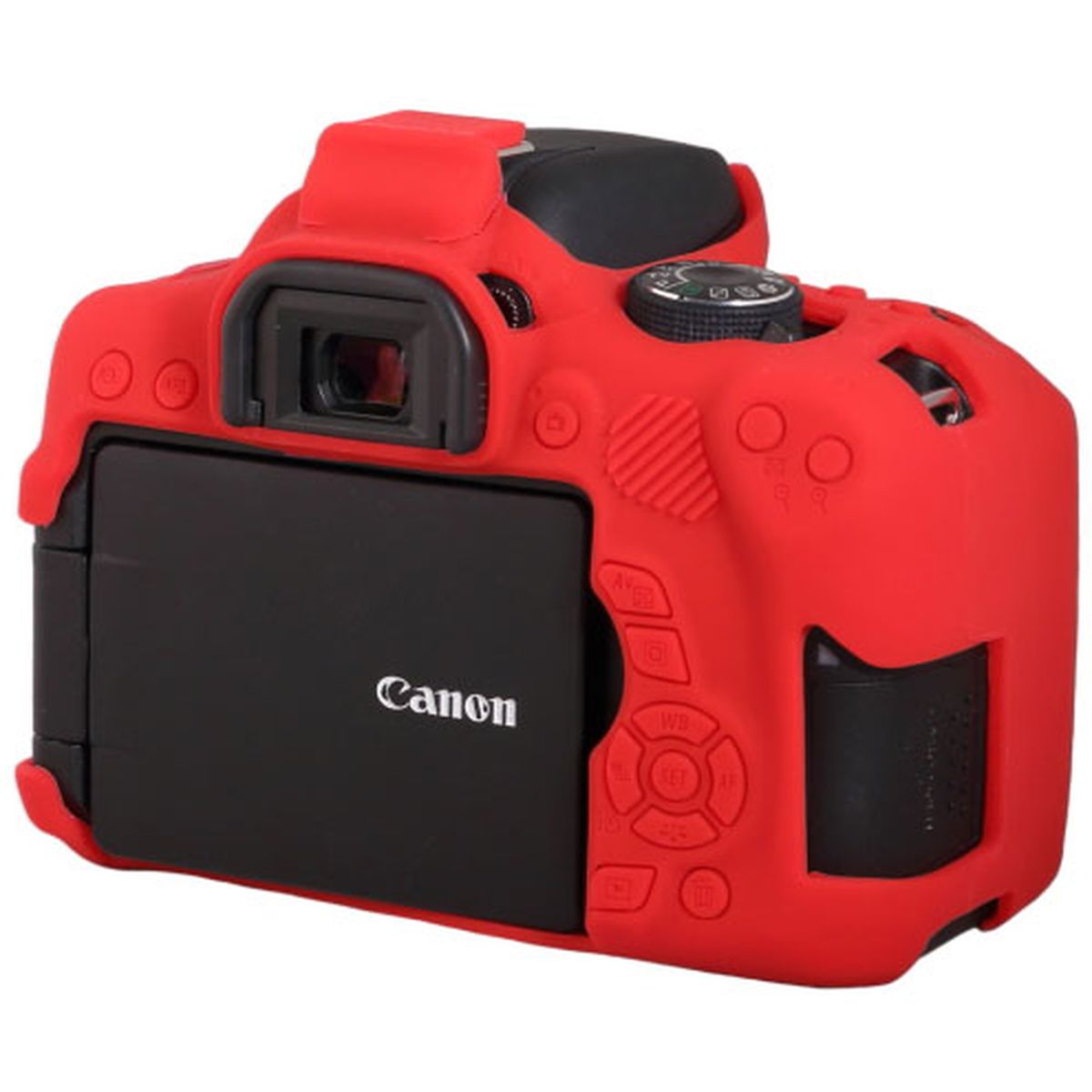 easyCover Body Cover For Canon 750D Red