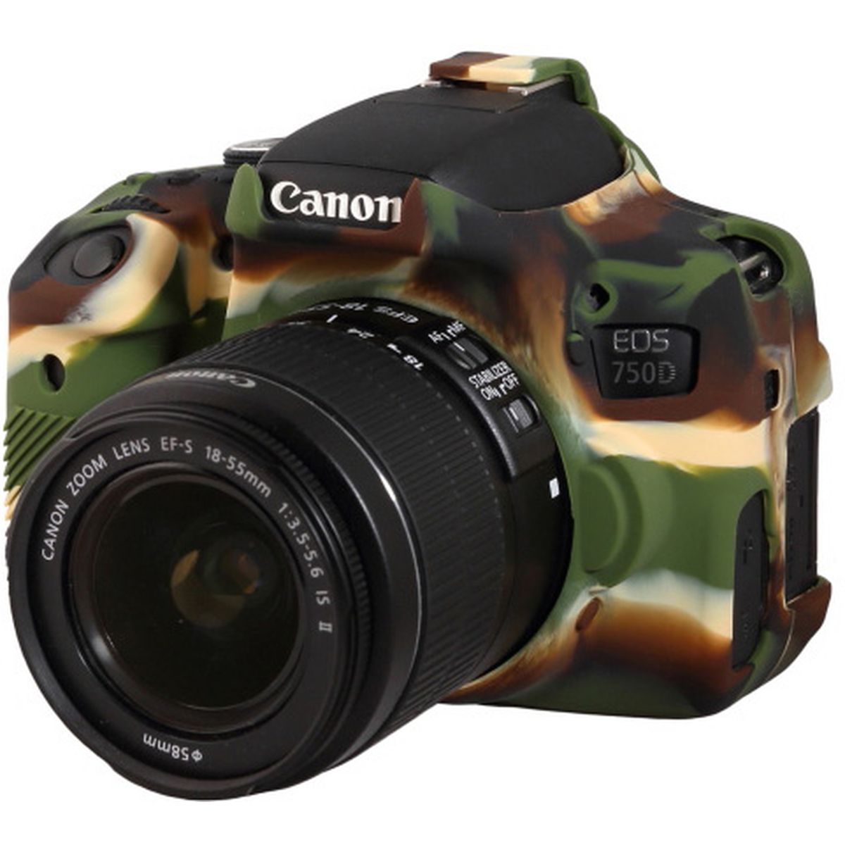 easyCover Body Cover For Canon 750D Camouflage